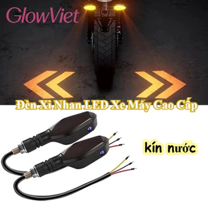Đèn Xi Nhan LED Xe Máy Cao Cấp - Tín Hiệu Mũi Tên ĐỘC ĐÁO, Chiếu Màu Sắc Nét, An Toàn Vượt Trội