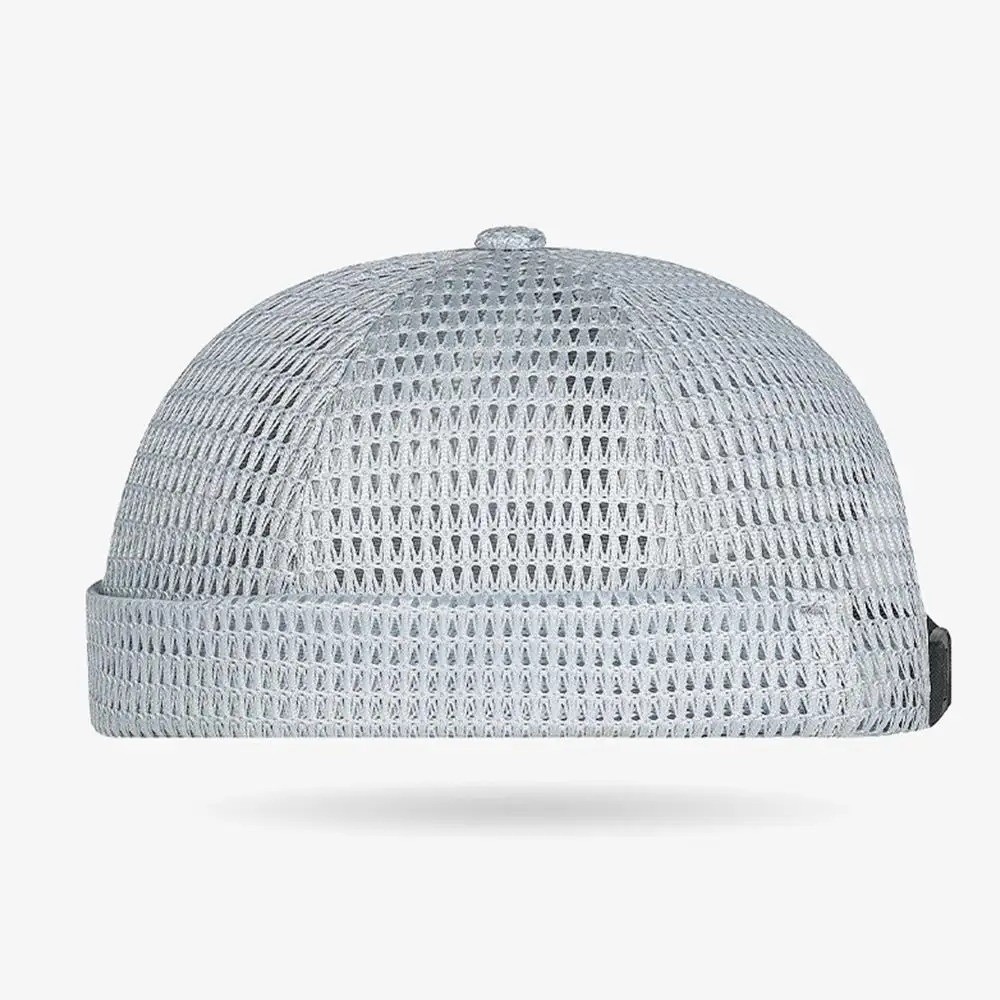 FEDAOG Docker Beanies Mũ, Lưới Siêu Nhẹ Mũ Da Dưa, Mùa Hè Không Vành Thoáng Khí Có Thể Điều Chỉnh Hip Hop Mũ Thủy Thủ Chủ Nhà Nắp