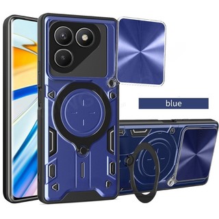 Vỏ cho Tecno Pova 7/Ultra/Spark/Slim/Curve/40C 4G/5G, chống sốc, giá đỡ ring, trượt, bảo vệ toàn diện, chống rơi