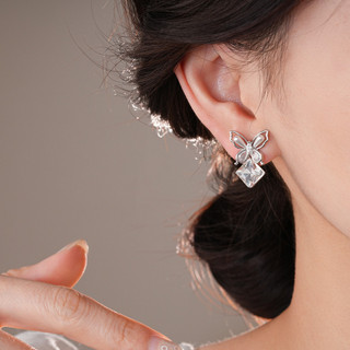 Bông Tai Ngọc Trai Kim Cương Phong Cách Pháp, Sang Trọng và Thời Trang