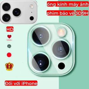 cho iPhone 17 / 16 / 15 / 14 / 13 / 12 / 11 / Air / Pro Max / Xs Max / XR / Plus Phim bảo vệ Camera mini