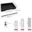YRBWD 1 bộ / 6 bộ phận máy pha cà phê, Khay nhỏ giọt cổ điển cấu hình thấp, 6 thanh / 9 thanh / 12 thanh Khay nhỏ giọt thấp cho phụ kiện máy pha cà phê cổ điển Gaggia