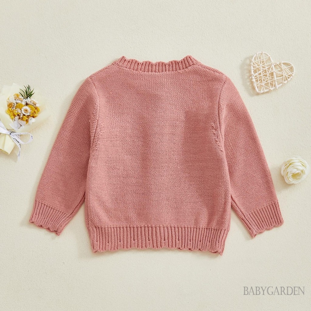 / / -3 tuổi bé trai / bé gái Cardigan dài tay Nút đóng rắn ấm áp mùa đông Quần áo len