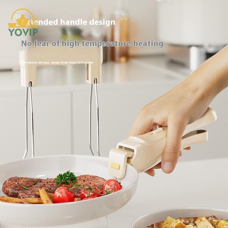YOVIP Đĩa nóng chống bỏng, tay cầm tiện dụng cho bát, chảo chiên, nồi hấp, lò nướng