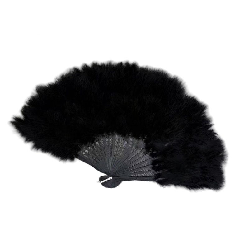 Wellb Wedding Essential 21 Feather Phụ kiện có thể gập lại Quạt lông cô dâu Hoàn hảo để chụp ảnh và khách mời