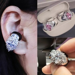 Khóa đường kính tai nghe NECKLACEMASK, Kẹp trang trí tai nghe DIY trang trí, Dễ dàng cài đặt Phụ kiện tai nghe Zircon có thể tháo rời