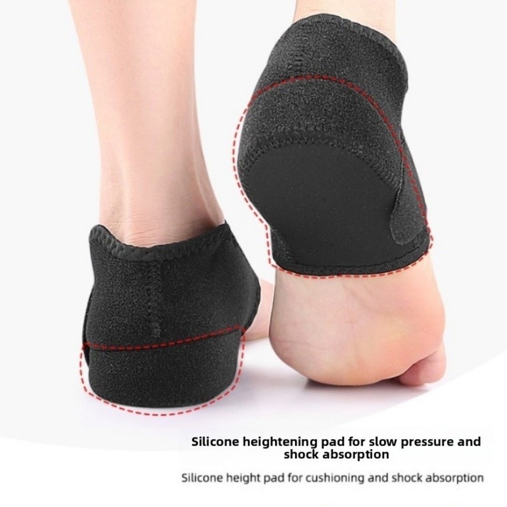 Miếng đệm gót chân Gel WOAY 1 cặp, Đệm gót chân chống trượt vô hình, Đế Massage chân tăng chiều cao bằng silicon Đế lót chỉnh hình Hỗ trợ vòm