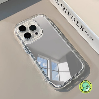 Ốp Điện Thoại Gương Cho Xiaomi 15 15S 14 13 13T 12 12T 12S 12X Ultra Mi 11 11X 11i 10 10i 10S 9 Civi 5 4 3 2 Pro Lite 5G 4G Ốp Lưng Dễ Thương Đơn Giản Sang Trọng Mềm Chống Sốc Trong Suốt Vỏ