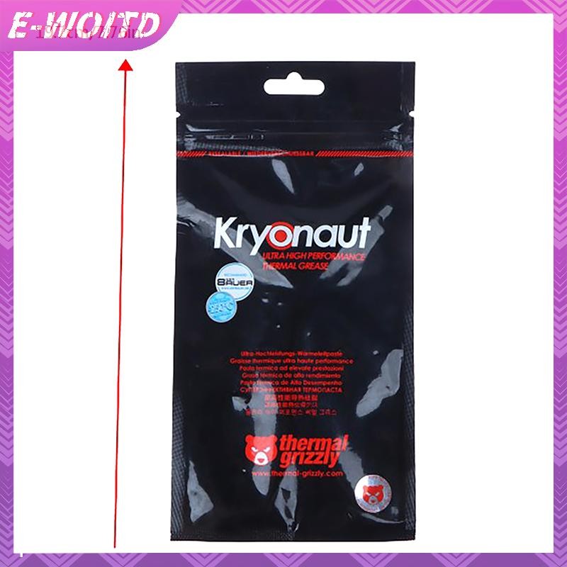 E-WOITD 1g Nhiệt Grizzly Kryonaut Extreme KE Dán Nhiệt Cho CPU / GPU Dung Tích Lớn Hợp Chất Làm Mát Mỡ Silicon HNVN