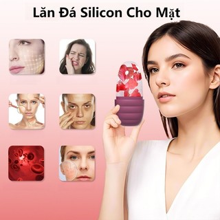 Con lăn đá silicon massage mặt - Giảm sưng phù, sự xoa bóp, an toàn, tái sử dụng