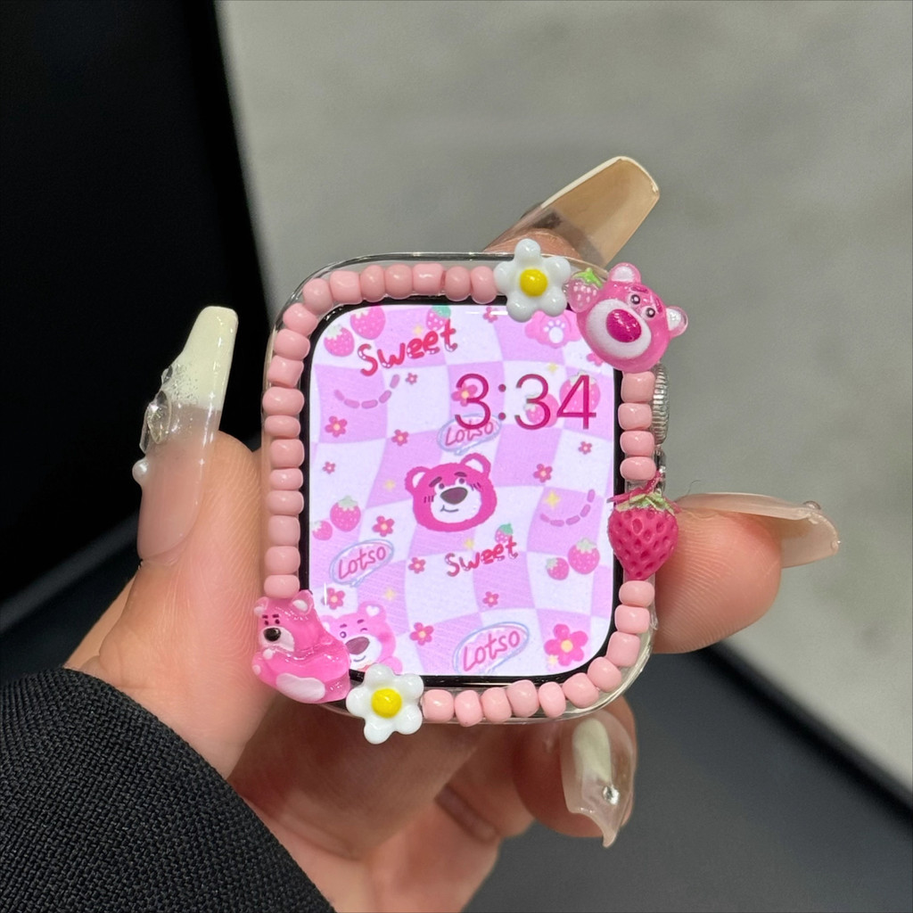 Ốp điện thoại hoạt hình dễ thương S11 cho Apple Watch S10 42 46mm 44 40 45mm 41mm Vỏ bảo vệ iWatch Series SE 6 7 8 9 49mm
