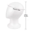 Đầu Mannequin xốp WANYEDI, Đế trưng bày tóc giả ổn định màu trắng, Đế trưng bày mũ nhẹ