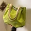 Túi Tote sinh viên GUSTAVA, Túi đeo vai nhẹ bằng vải Canvas, Túi xách nữ thêu chữ cỡ lớn thanh lịch dành cho nữ