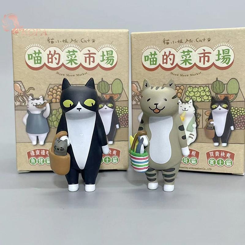 KOPA Hình Búp Bê Meow Market Túi Mù Nhân Vật Hành Động Trang Trí Mô Hình Quà Tặng Trẻ Em VN