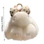 Móc khóa lông thỏ ZENZON, Móc khóa thỏ lông tơ dễ thương, Túi thời trang Charm Móc khóa hợp kim Vòng chìa khóa thỏ sang trọng Móc chìa khóa ô tô