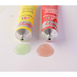 Keo dán AB 2 thành phần - Dán siêu chắc đa năng chịu nhiệt, chịu nước, vỉ 2 tuýp
