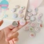 Sund 6 Cái / bộ Phong Cách Cỏ Bốn Lá 25 Mm Nhỏ Badage Cổ Trâm Trang Trí Huy Hiệu Cô Gái Tay Tài Khoản Badage Phù Hợp Với VN
