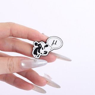 Bộ Phụ Kiện Pin Kim Loại Hình Động Vật Bí Ngô, Quà Tặng Ngày Lễ Cho Bạn Bè