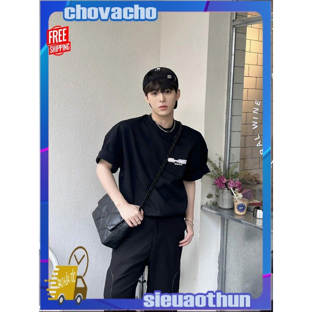 Áo thun Stee Cổ tròn in MORE LINE ICVCVNI Unisex