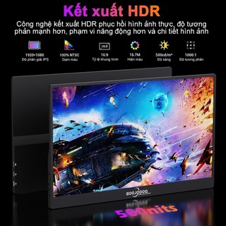 [Bảo hành tại địa phương] Màn hình di động gaming GOOJODOQ cho máy tính xách tay Điện thoại di động