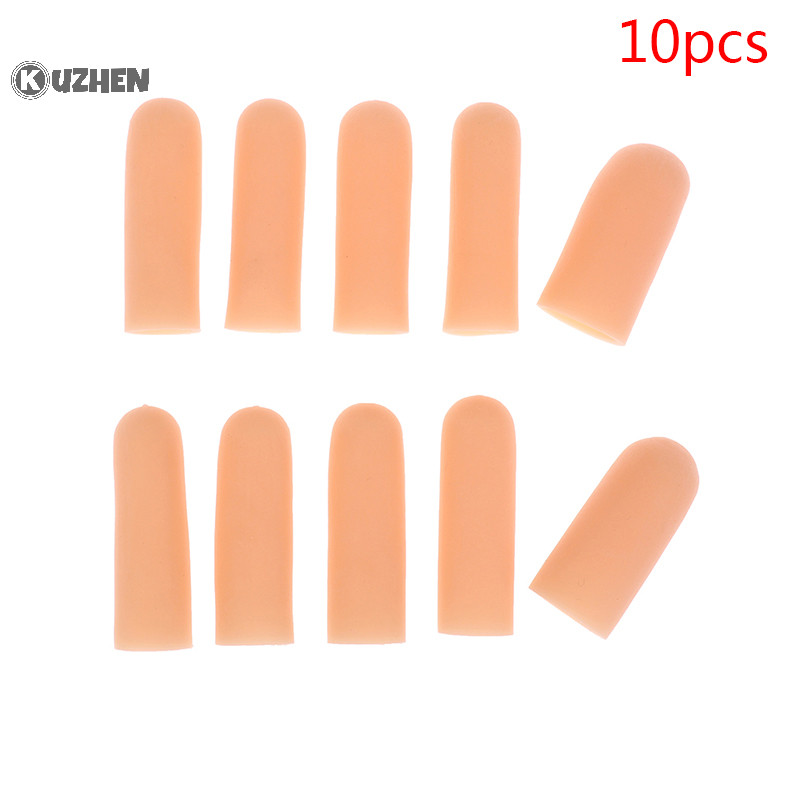 Kuzhen 10 Cái / bộ Gel Silicon Bảo Vệ Ngón Tay Cái Giảm Đau NÓNG