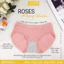 Quần lót nữ cotton kháng khuẩn cao cấp cạp vừa phối ren ống MB i875 4 màu đủ size