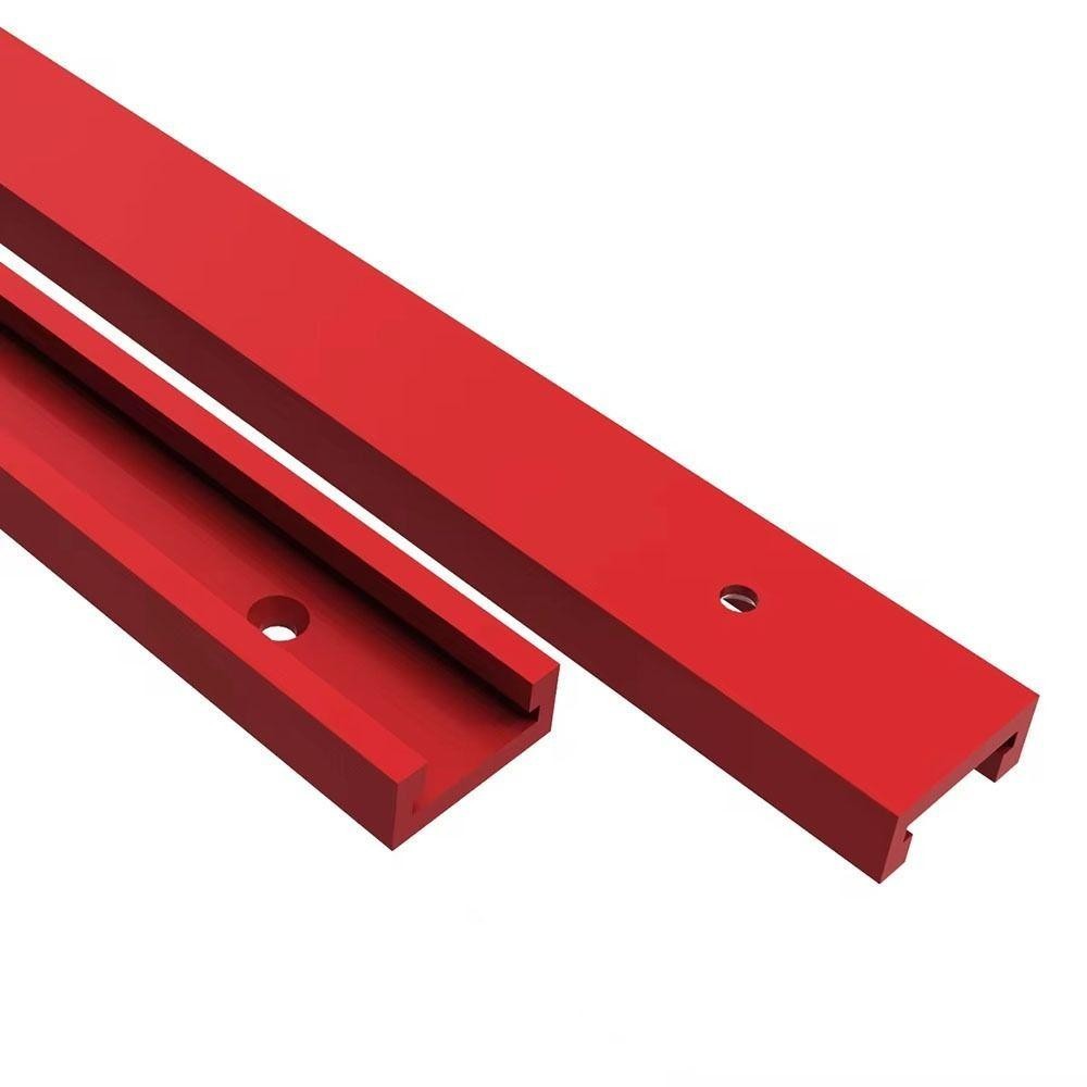 FANIELLAPOWELL 1 Cái Đường ray khe chữ T, Hợp kim nhôm 300-600mm T-Track, Đường ray dẫn hướng trượt bền T Thanh trượt Khe cắm cố định Trượt 19 Loại 19x9.5mm Ghế băng chế biến gỗ T Khe cắm