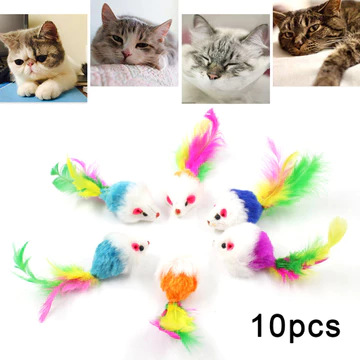 Mới Tương Tác Mèo Đồ Chơi Sáng Tạo Hình Chuột Nhân Tạo Đồ Chơi Mèo Nhai Đồ Chơi Thú Cưng Cắn Đồ Chơi Thú Cưng Huấn Luyện Trò Chơi Cung Cấp 10 Chiếc