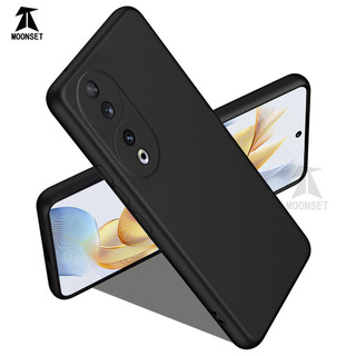 Dành Cho Honor 90 5G Ốp Lưng Silicon Lỏng Nâng Cấp Với Cạnh Vuông Bảo Vệ Camera Mềm Chống Trầy Xước Lớp Lót Microfiber Chống Sốc Mỏng Vỏ