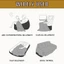 Khăn choàng sofa ROLY, Chăn đi văng thân thiện với da in hai mặt, Vỏ bọc ghế sofa vải Chenille tự nhiên chống trượt