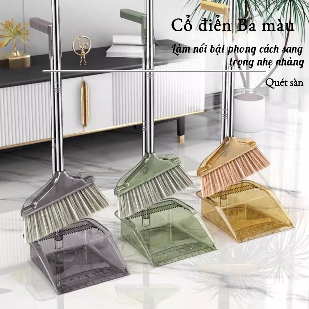 Bộ chổi quét nhà kèm hót rác 2 trong 1 đa năng chất liệu ABS bền đẹp ...