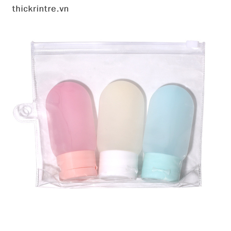 Thi 3 Cái / bộ 30ml Chai Có Thể Đổ Lại Mềm Bóp Ống Lotion Hộp Đựng Chai Rỗng Dụng Cụ Dầu Gội Du Lịch Di Động VN