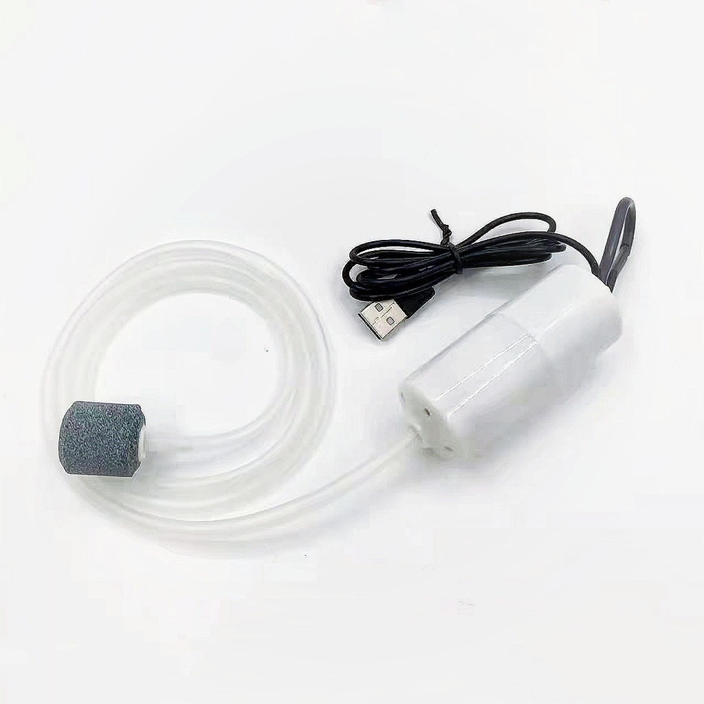 Máy Sủi Mini Kết Nối USB  Đi Câu Siêu Êm, Siêu Tiện Lợi