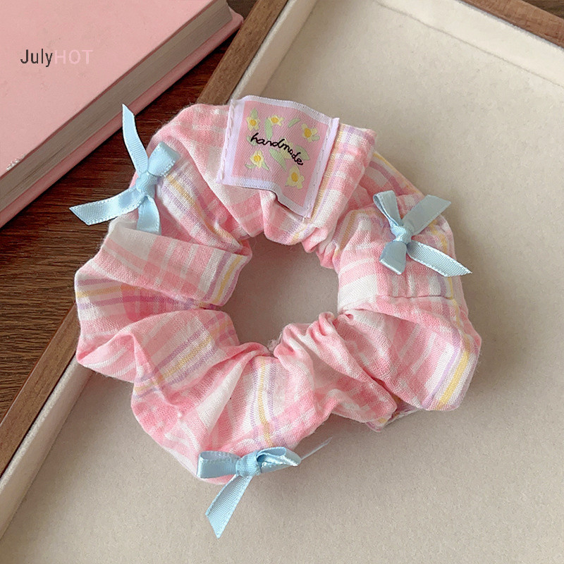 Julyhot Thanh Lịch In Ren Cạnh Rộng Scrunches Dành Cho Nữ Cô Gái Dây Buộc Tóc Ngọt Ngào Dễ Thương Tinh Tế Tóc Thời Trang Phụ Kiện Tóc Quà Tặng Massivedeals