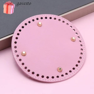 GAVESTO Túi Dài Đáy Chất Liệu Handmade Đáy Với 52 Lỗ Túi Móc Da PU