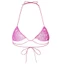 OXXGGKAO Sang Trọng Magenta Kim Cương Giả Đính Cổ Treo Camisole Với Full Kim Cương Giả Chi Tiết Dự Tiệc Lấp Lánh Cho L