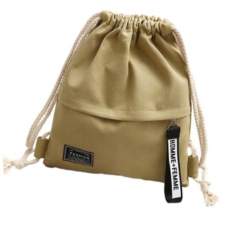 Túi dây rút vải Canvas CLI Unisex Ba lô đeo vai du lịch tiện lợi để sử dụng hàng ngày