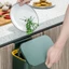 Thùng Rác Gắn Tường Cỡ Lớn Có Nắp Lật Tiện Dụng Cho Nhà Bếp / toilet