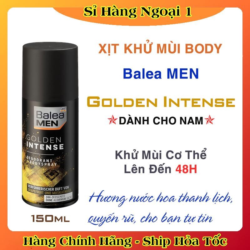 Xịt khử mùi cơ thể Balea Men Đức 200ml ngăn mồ hôi, hương thơm nam tính -Date mới nhất