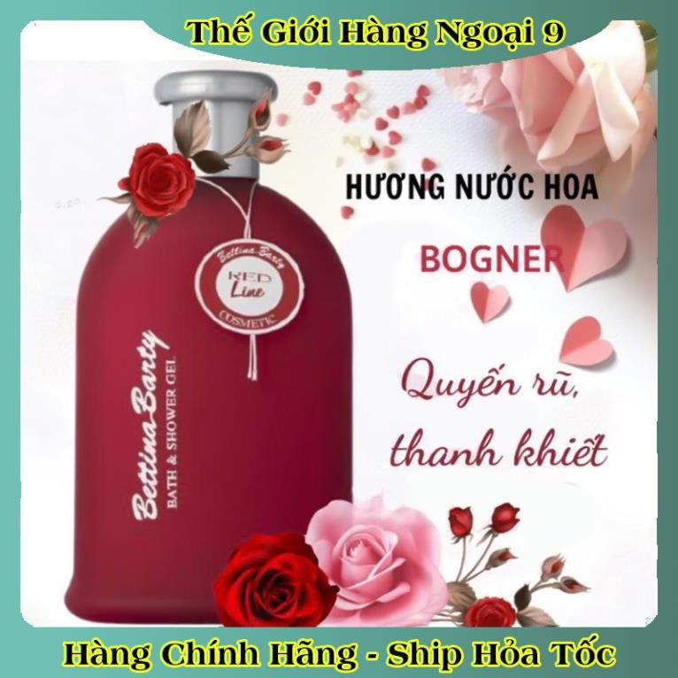 Sữa Tắm Nước Hoa Bettina Barty Bath And Shower Gel 500ml, Lăn khử mùi Vanilla CHUẨN ĐỨC [Hot]