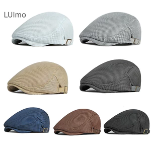Luimo 1Pc Nam Mũ Nồi Mũ Cho Mũ Phẳng Mũ Lưới Thoáng Khí Mũ Golf SBS