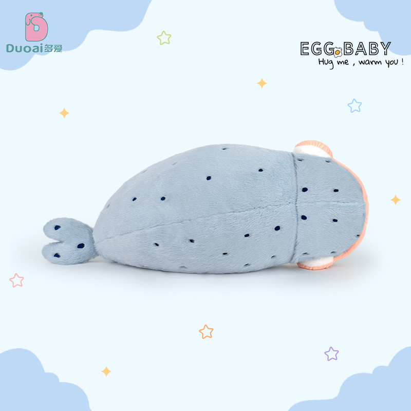 (DUOAI) Đồ chơi sang trọng Sea Otter kèm tai nghe Quà tặng búp bê có dấu dễ thương cho bạn bè Quà tặng sinh nhật