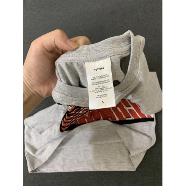 Áo phông nhện cotton bé trai