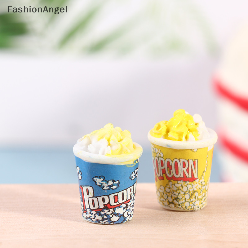 Fashionangel 4 Nhà Búp Bê Thu Nhỏ Bắp Rang Giả Chơi Nhà Búp Bê Mô Phỏng Thực Phẩm TH