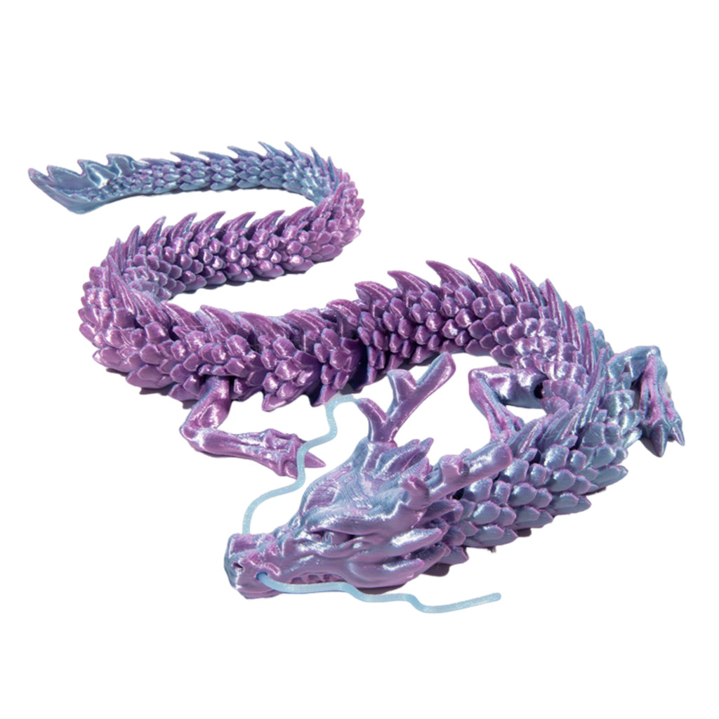 Nhân vật rồng thần thoại in 3D Mô phỏng mạnh mẽ và bền bỉ Đồ trang trí rồng Trung Quốc