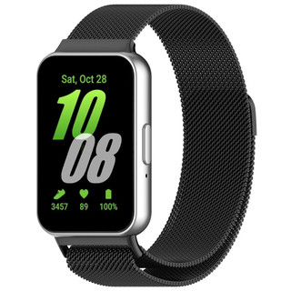 Dành cho Samsung Galaxy Fit 3 Fit3 2in1 Dây đeo Milanese bằng thép không gỉ kim loại + 3 miếng bảo vệ màn hình HD chống trầy xước