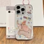 Cue Cầu Vồng Voi Trong Suốt Ốp Lưng Điện Thoại iPhone 16 15 14 13 12 11 Pro Max X Xr Xs Max 7 8 Plus