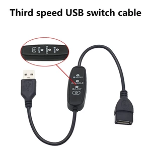 Cáp USB WU có công tắc Mở rộng cáp Chuyển đổi cho đèn USB Nguồn quạt USB