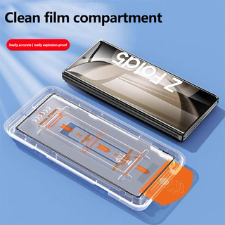 Lắp đặt miễn phí Kính cường lực HD cho Samsung Galaxy Z Fold 6 5G Fold 6 5 4 3 2 Bảo vệ màn hình Flim