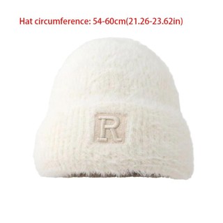 Mũ Bonnet Dệt Kim Dày Cho Nữ và Bé Gái, Chống Gió Lạnh